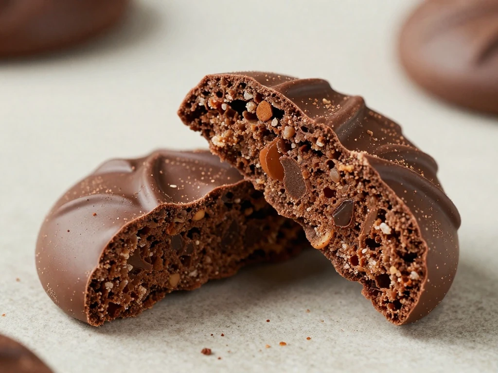 Close-up of the tender crumb and cinnamon sugar coating on an ojarascas cookie
