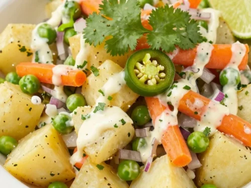 Classic Mexican Potato Salad Recipe with Creamy Lime Dressing
