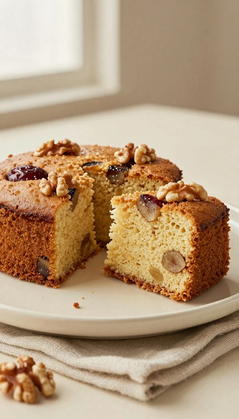 Moist Date Cake Recipe with Soft Dates and Brown Sugar