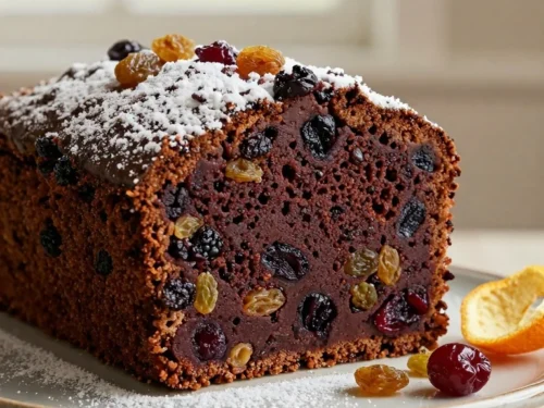 Moist Fruit Cake Recipe with Boiled Dried Fruit