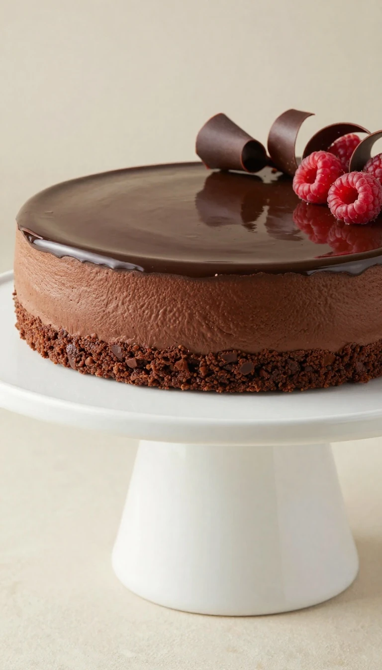 Best Chocolate Mousse Cake Recipe with Silky Ganache