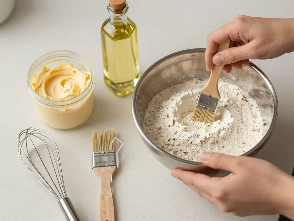 Ingredients for Never Fail Cake Goop pan release