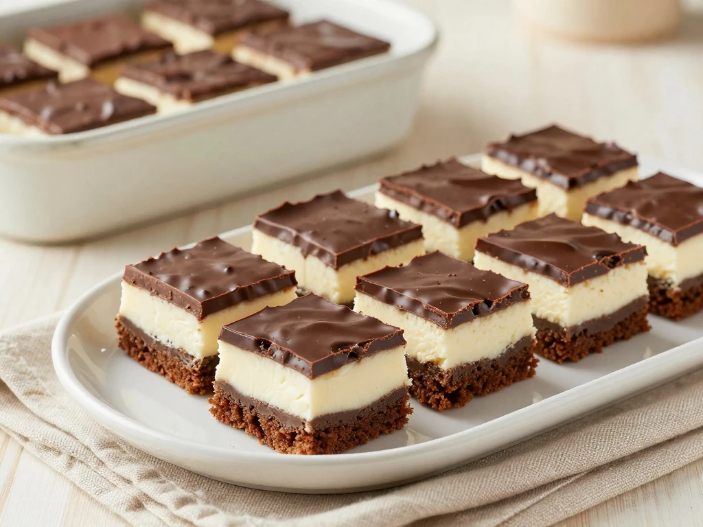 Homemade Ho Ho cake bars arranged on a serving platter
