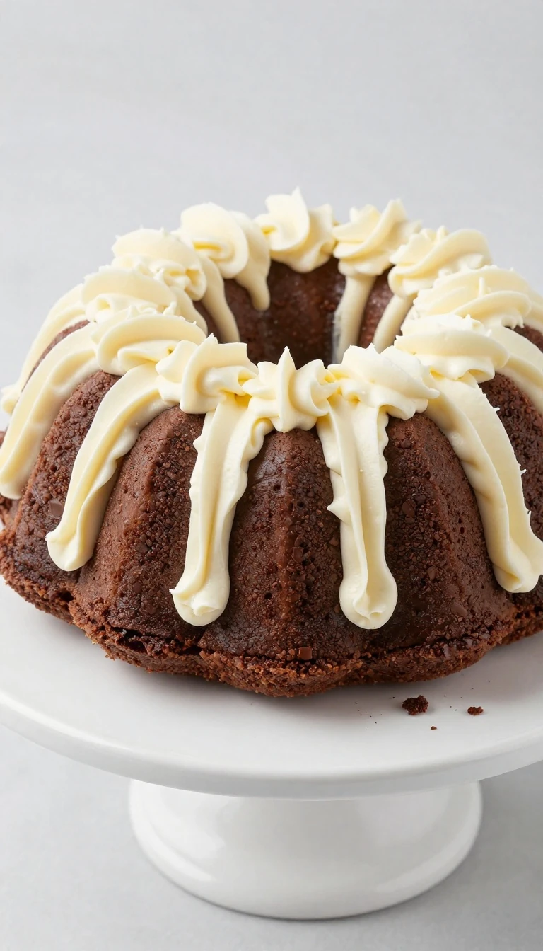 Copycat Nothing Bundt Cake Frosting Recipe for Chocolate Bundt Cake