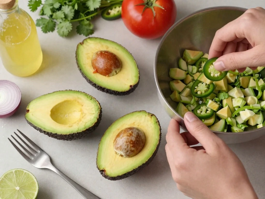 Ingredients for Ole Guacamole with Key Lime