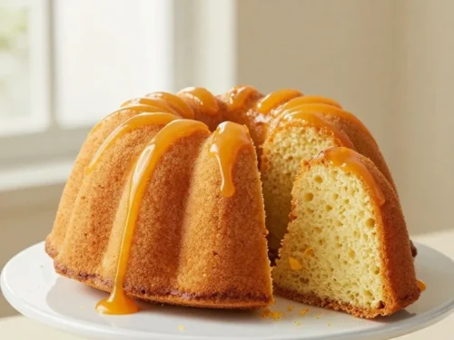 Orange Pound Cake Recipe with Fresh Citrus Glaze