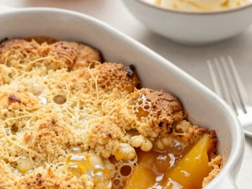 Easy Peach Cobbler Cake Mix Recipe