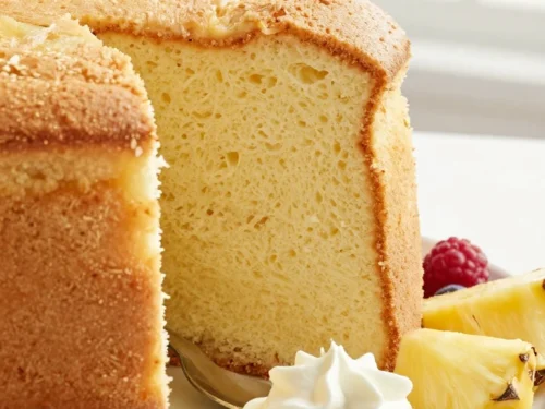 Pineapple Angel Food Cake Recipe: Easy Two-Ingredient Tropical Dessert