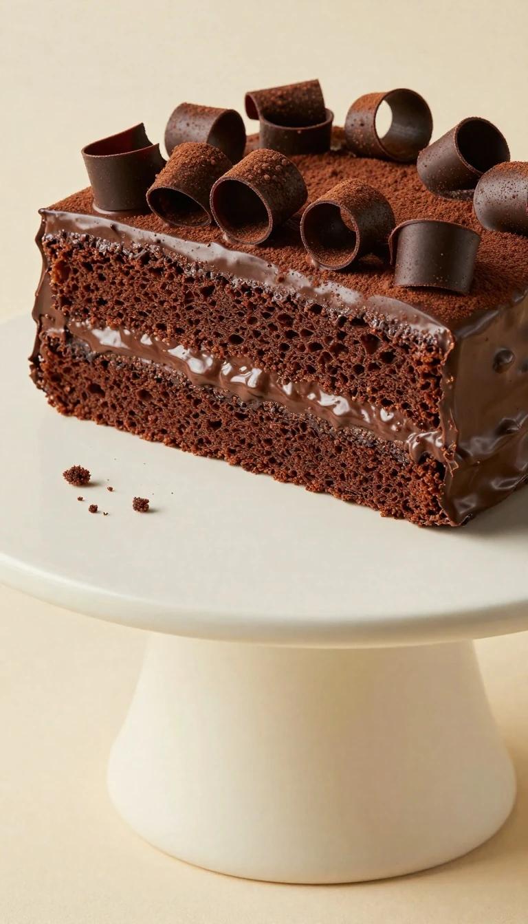 Rich Swiss Chocolate Cake Recipe with Silky Ganache