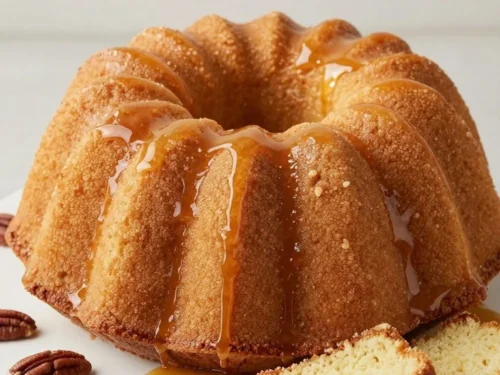 Rum Cake Recipe from Scratch with Buttery Rum Syrup