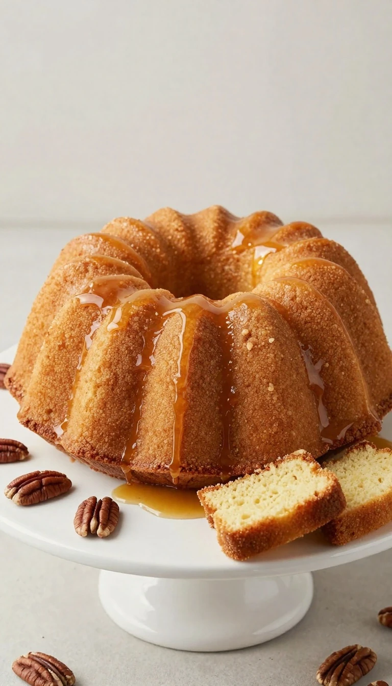 Rum Cake Recipe from Scratch with Buttery Rum Syrup