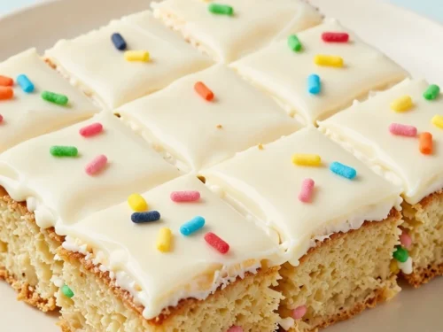 Classic School Cake Recipe: A British Sprinkle Traybake