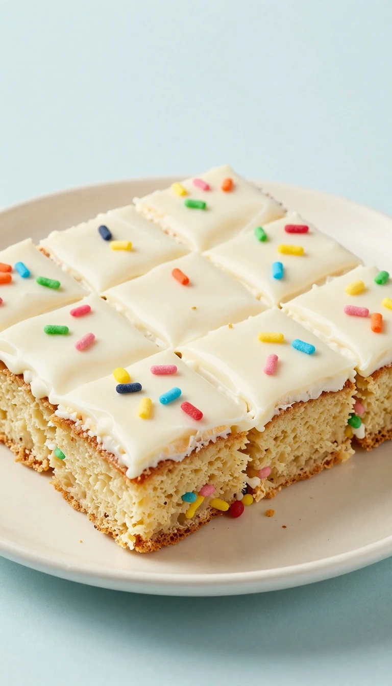 Classic School Cake Recipe: A British Sprinkle Traybake