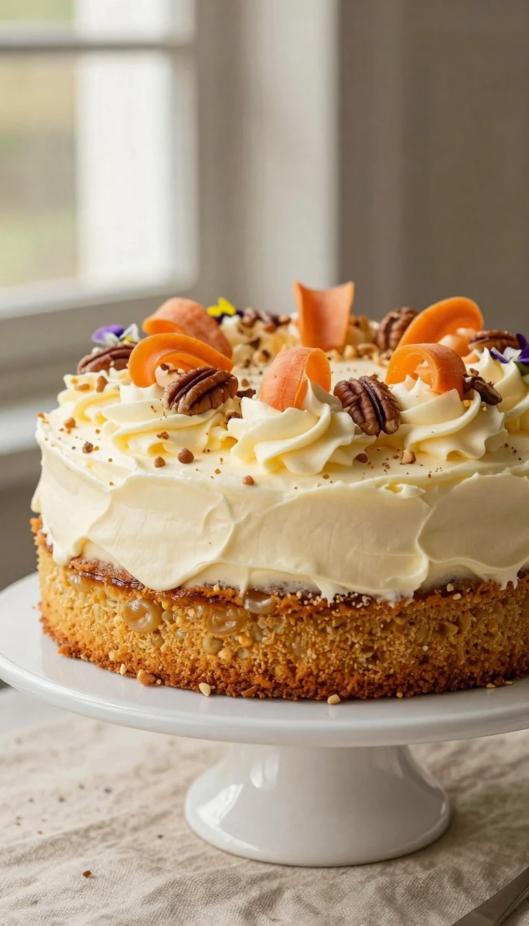 Silky Cream Cheese Carrot Cake Frosting Recipe