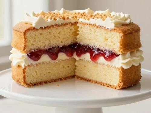 Simple 4-Ingredient Cake Recipe: Light, Buttery Victoria Sponge Simple 4-Ingredient Cake Recipe: Light, Buttery Victoria Sponge