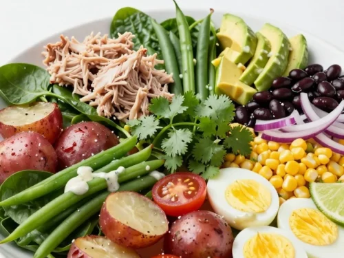 Southwestern Spinach Niçoise Salad Recipe