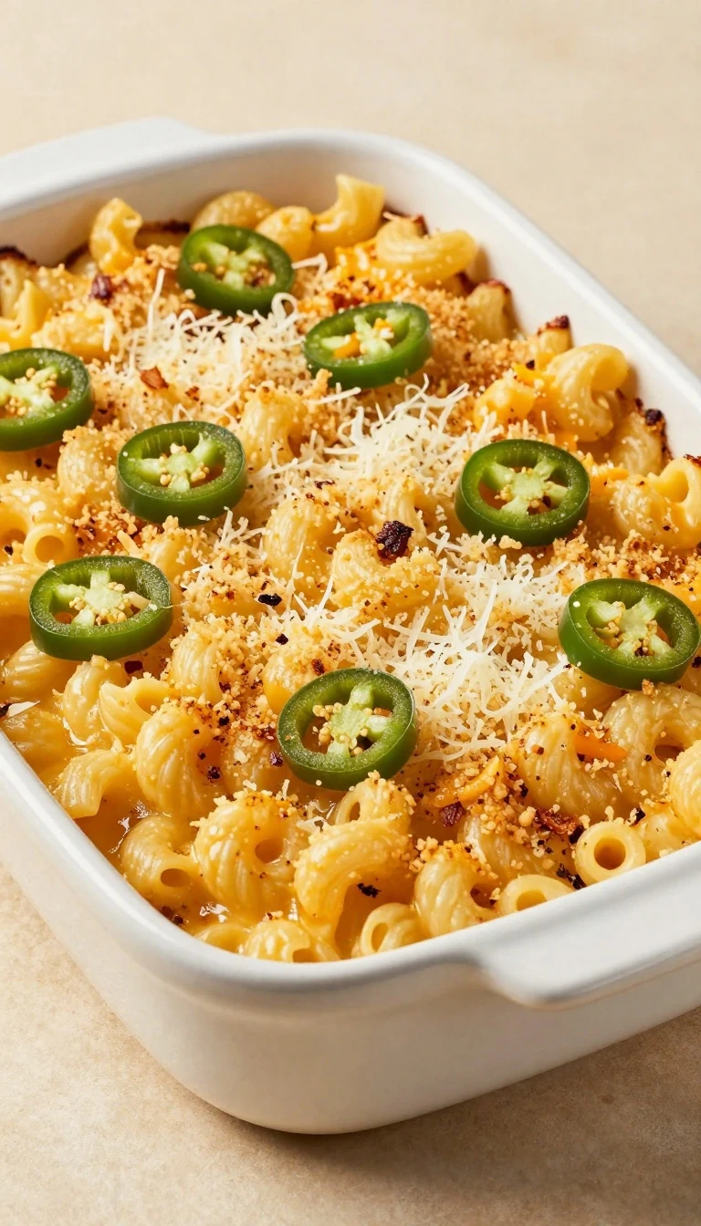 Spicy Macaroni and Cheese Casserole Recipe