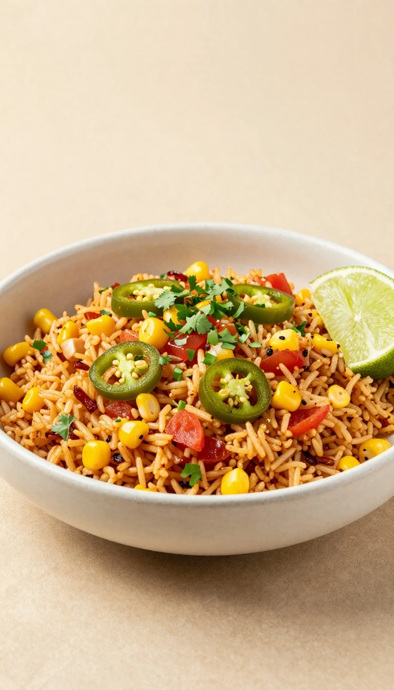 Spicy Mexican Rice with Corn Recipe