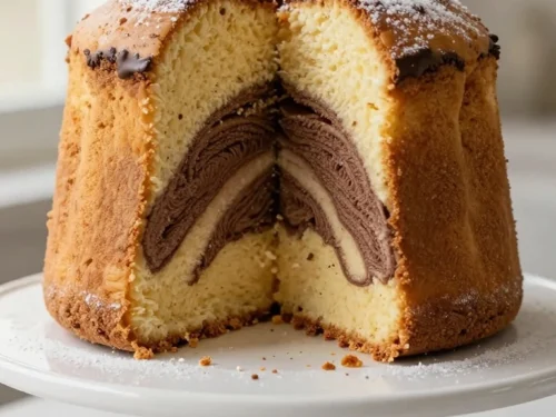 Easy Swirled Marble Cake Recipe: Soft Vanilla and Chocolate Cake