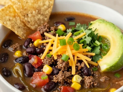 Easy Taco Soup Recipe: A Cozy One-Pot Weeknight Dinner