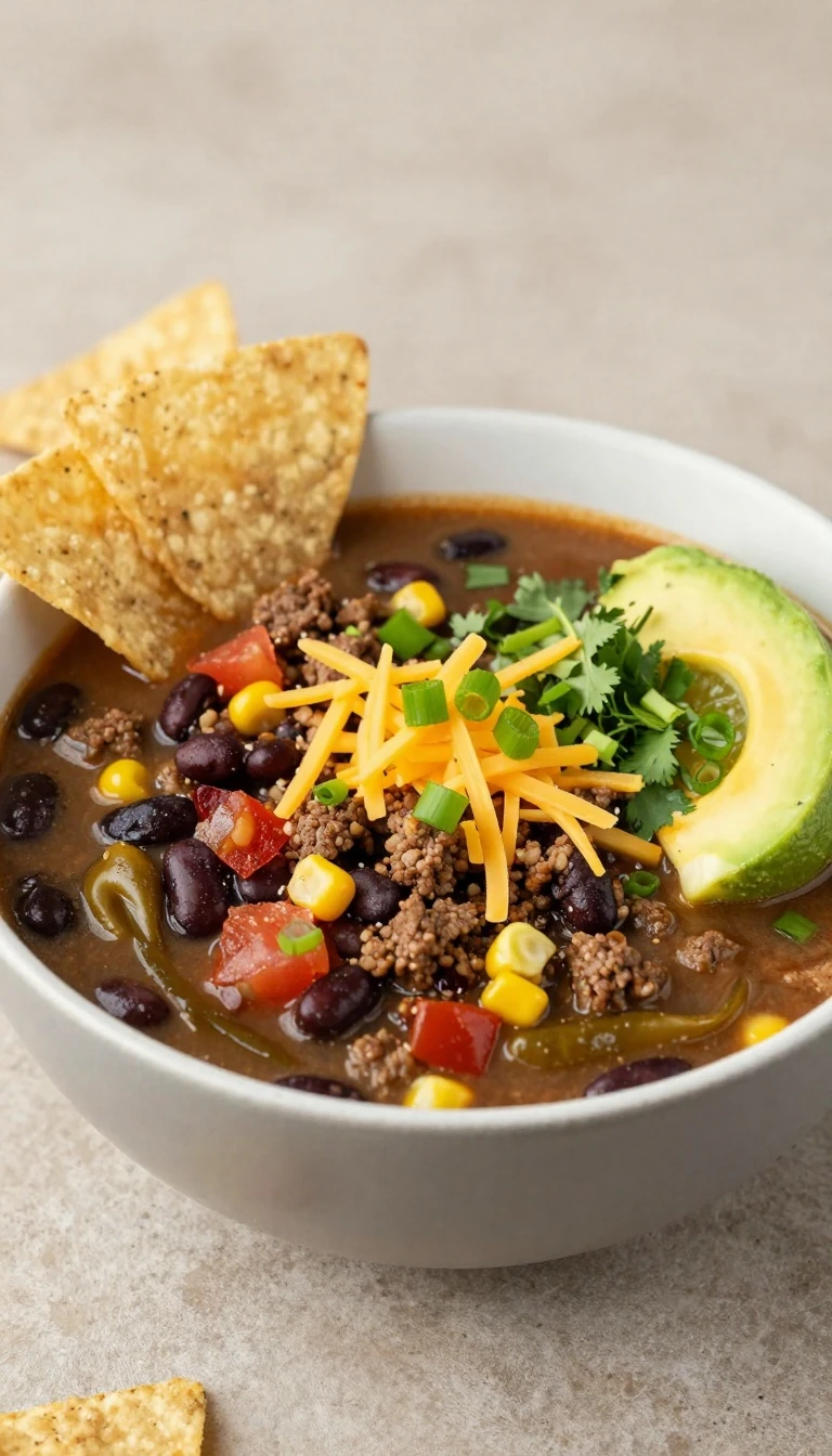 Easy Taco Soup Recipe: A Cozy One-Pot Weeknight Dinner