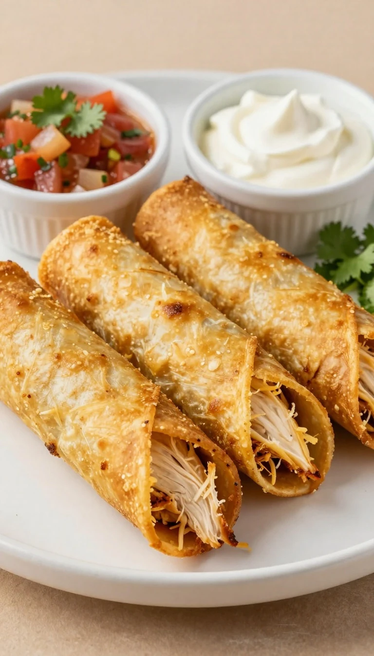 The Crazy Haoles Taquitos Recipe: Crispy Chicken and Cheese Taquitos