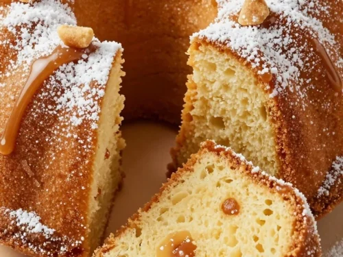 Easy Toffee Cake Recipe: Moist Bundt Cake with English Toffee Bits