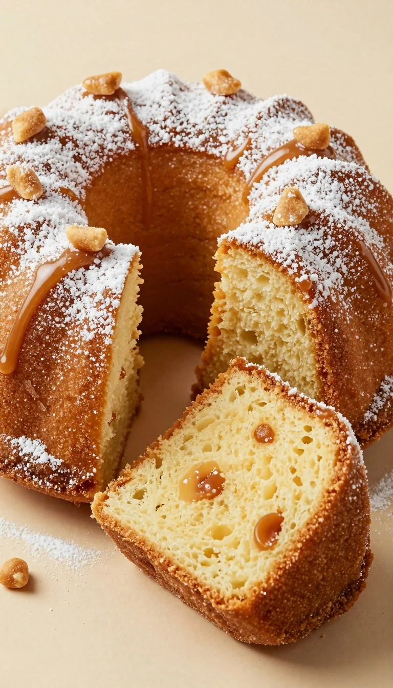 Easy Toffee Cake Recipe: Moist Bundt Cake with English Toffee Bits