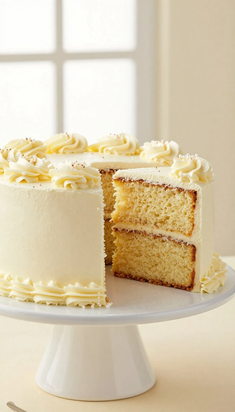 Classic Vanilla Cake Recipe: Buttery, Soft, and Perfectly Simple