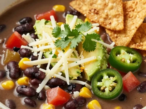 Easy Vegetarian Taco Soup Recipe Easy Vegetarian Taco Soup Recipe