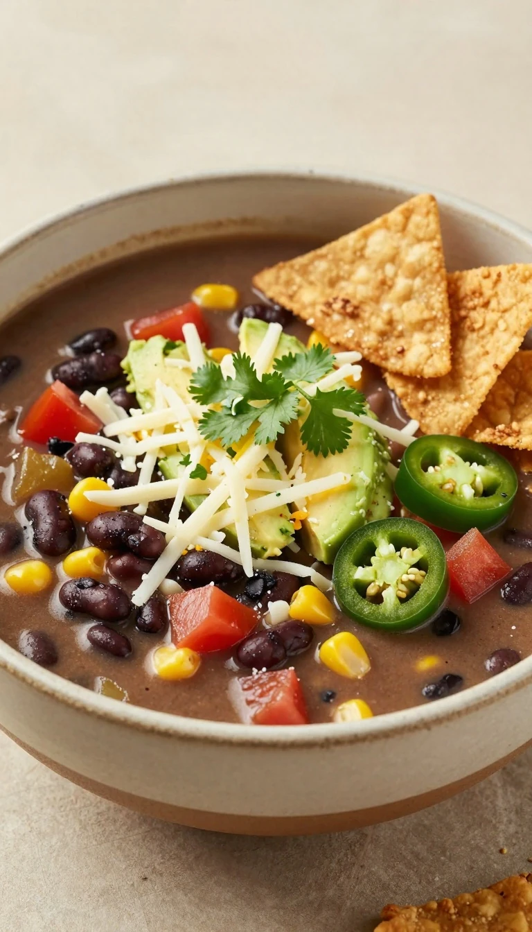 Easy Vegetarian Taco Soup Recipe