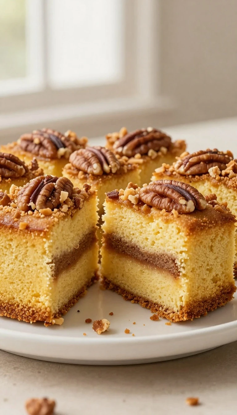 Yellow Cake Mix Coffee Cake Recipe: Easy Cinnamon-Pecan Breakfast Cake
