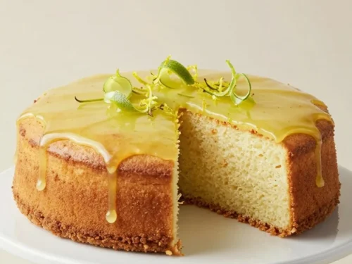 Zesty Lime Cake Recipe with a Fresh Lime Drizzle